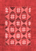 Abstract Red Modern Area Rugs