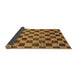 Sideview of Checkered Brown Modern Rug, abs811brn