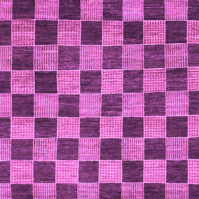 Machine Washable Checkered Purple Modern Area Rugs, wshabs811pur