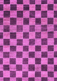 Checkered Purple Modern Rug, abs811pur