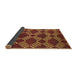 Sideview of Abstract Sedona Brown Modern Rug, abs812