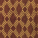 Square Abstract Brown Modern Rug, abs812brn