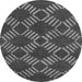 Round Machine Washable Abstract Gray Modern Rug, wshabs812gry