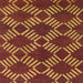 Square Machine Washable Abstract Sedona Brown Rug, wshabs812