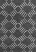 Machine Washable Abstract Gray Modern Rug, wshabs812gry