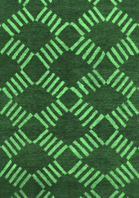 Abstract Emerald Green Modern Rug, abs812emgrn