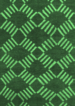Abstract Emerald Green Modern Rug, abs812emgrn