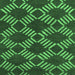 Square Abstract Emerald Green Modern Rug, abs812emgrn