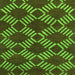 Square Machine Washable Abstract Green Modern Area Rugs, wshabs812grn