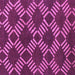 Square Machine Washable Abstract Purple Modern Area Rugs, wshabs812pur