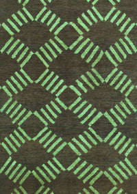 Abstract Turquoise Modern Rug, abs812turq