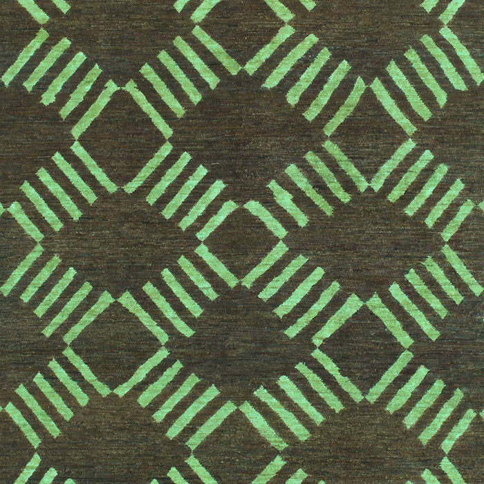 Abstract Turquoise Modern Rug, abs812turq