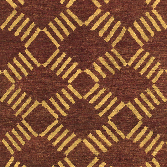 Machine Washable Abstract Brown Modern Rug, wshabs812brn