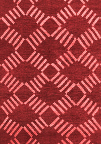 Abstract Red Modern Rug, abs812red