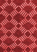 Abstract Red Modern Area Rugs