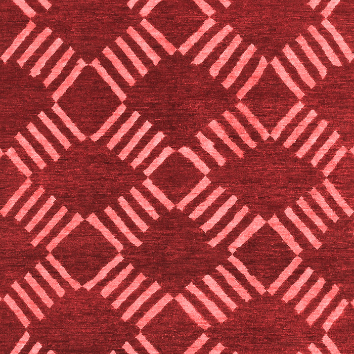 Abstract Red Modern Area Rugs