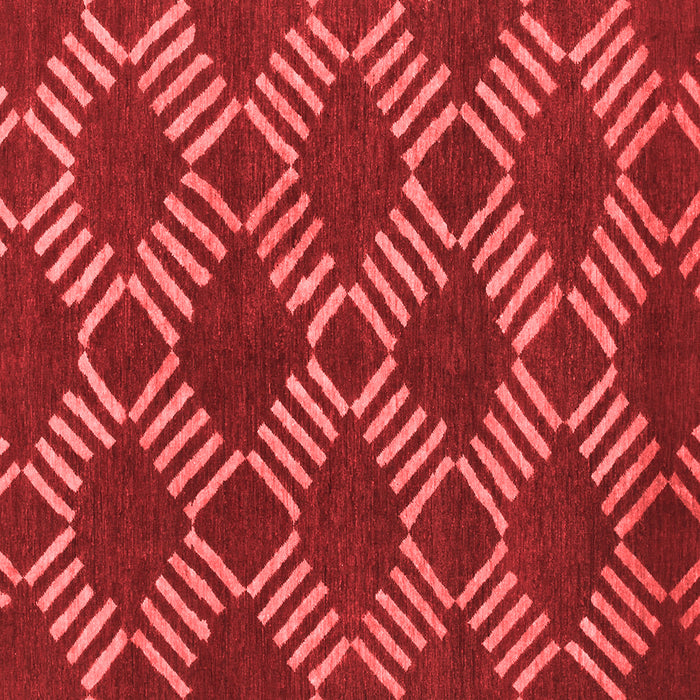 Machine Washable Abstract Red Modern Rug, wshabs812red