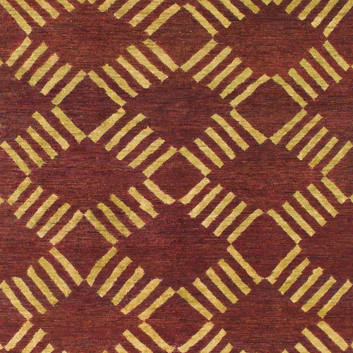 Machine Washable Abstract Sedona Brown Rug, wshabs812