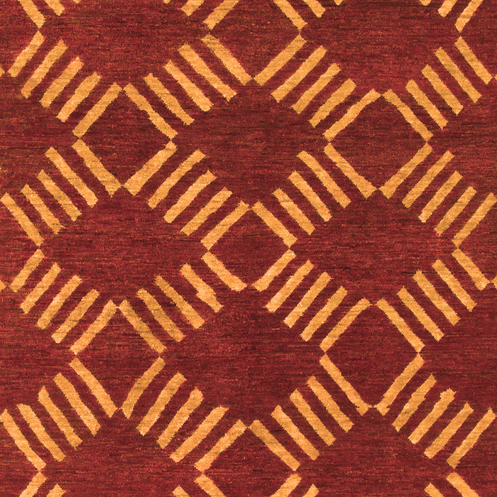 Machine Washable Abstract Orange Modern Area Rugs, wshabs812org