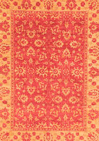 Abstract Orange Modern Rug, abs813org