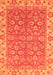 Abstract Orange Modern Rug, abs813org