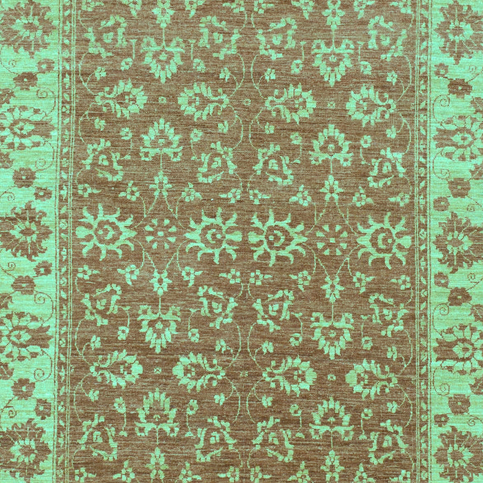 Abstract Turquoise Modern Rug, abs813turq