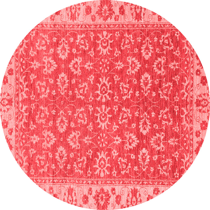 Machine Washable Abstract Red Modern Rug, wshabs813red