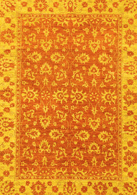 Abstract Yellow Modern Rug, abs813yw