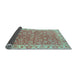 Sideview of Abstract Light Blue Modern Rug, abs813lblu