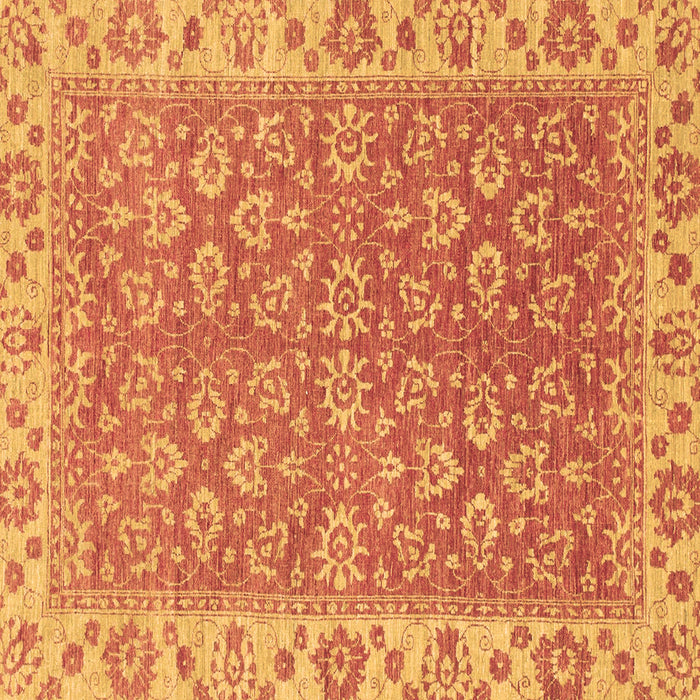 Square Machine Washable Abstract Brown Modern Rug, wshabs813brn
