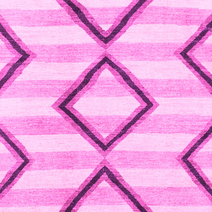 Machine Washable Abstract Pink Modern Rug, wshabs814pnk