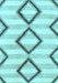 Abstract Light Blue Modern Rug, abs814lblu