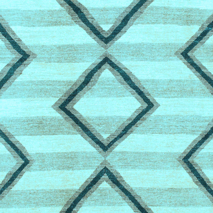 Abstract Light Blue Modern Rug, abs814lblu
