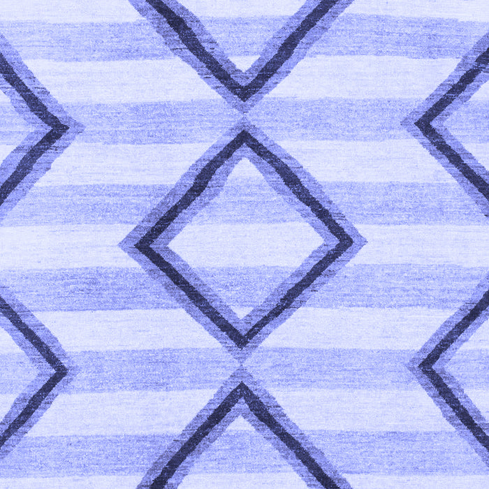 Machine Washable Abstract Blue Modern Rug, wshabs814blu