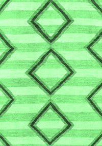 Abstract Emerald Green Modern Rug, abs814emgrn