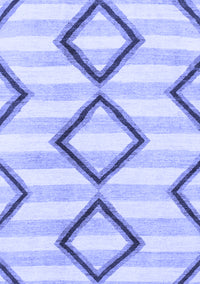 Abstract Blue Modern Rug, abs814blu