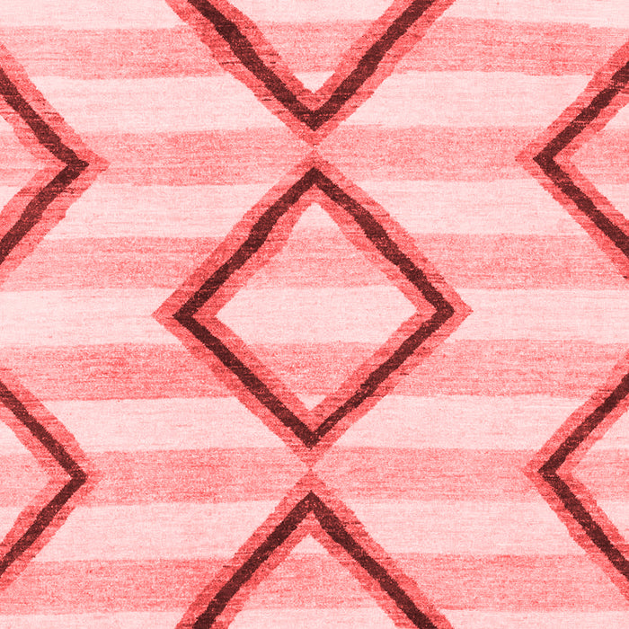 Machine Washable Abstract Red Modern Rug, wshabs814red