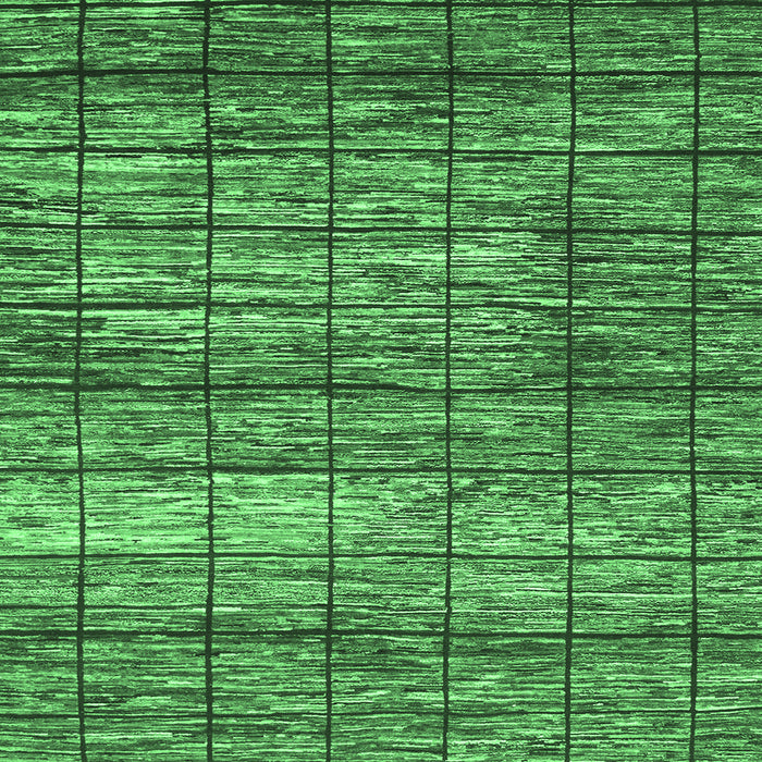 Square Abstract Emerald Green Modern Rug, abs815emgrn