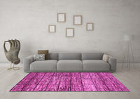 Machine Washable Abstract Pink Modern Rug, wshabs815pnk