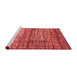 Modern Red Washable Rugs