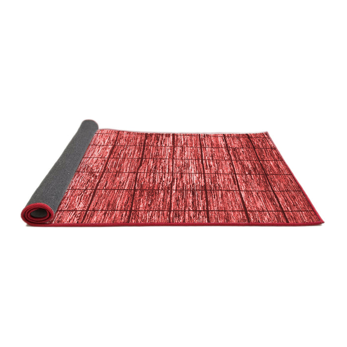 Abstract Red Modern Area Rugs