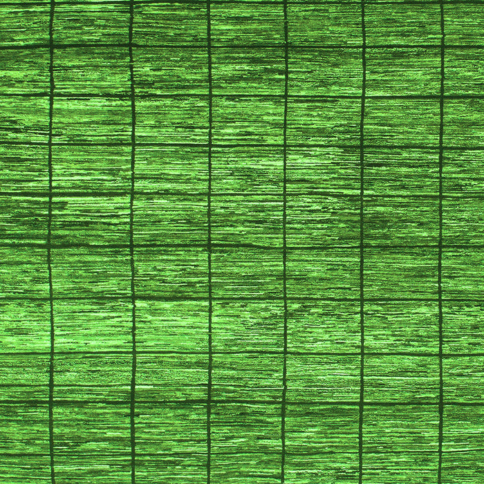 Square Abstract Green Modern Rug, abs815grn