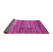 Sideview of Abstract Pink Modern Rug, abs815pnk