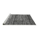 Sideview of Machine Washable Abstract Gray Modern Rug, wshabs815gry