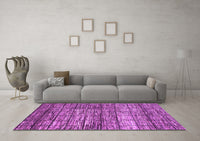 Machine Washable Abstract Purple Modern Rug, wshabs815pur