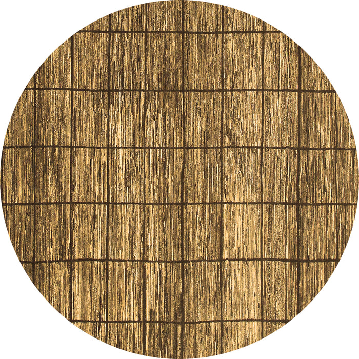 Round Machine Washable Abstract Brown Modern Rug, wshabs815brn