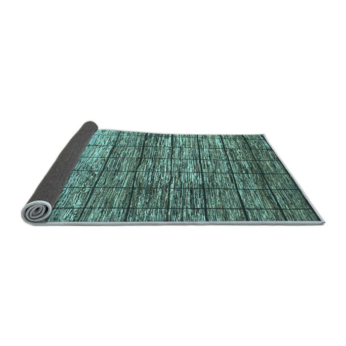 Sideview of Abstract Light Blue Modern Rug, abs815lblu