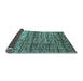 Sideview of Abstract Light Blue Modern Rug, abs815lblu