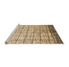 Sideview of Machine Washable Abstract Light Brown Rug, wshabs816