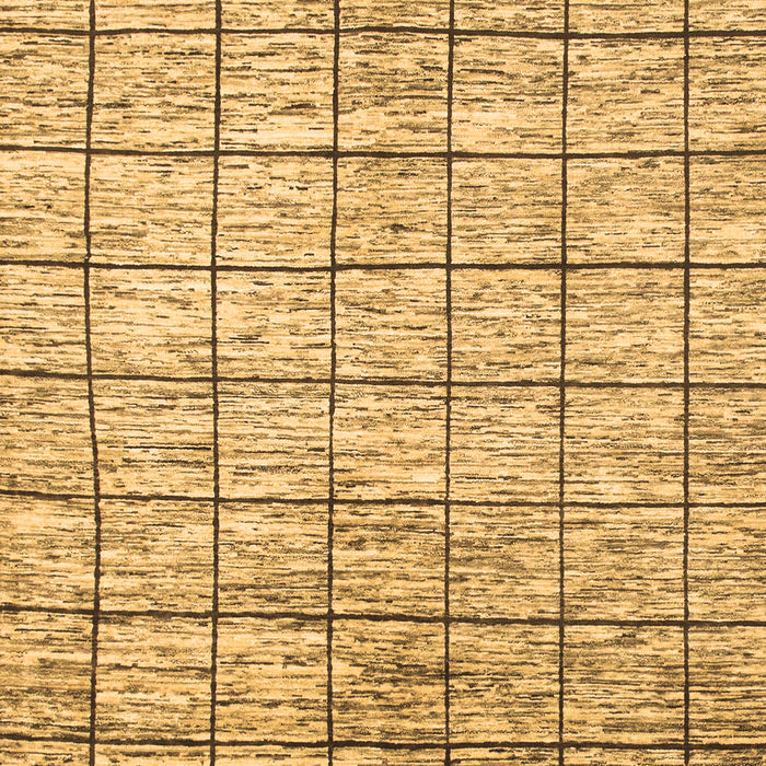 Machine Washable Checkered Brown Modern Rug, wshabs816brn